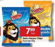 Simba Potato Chips-125Gm Each