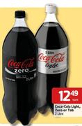 Coca-Cola Light, Zero Or Tab-2L Each