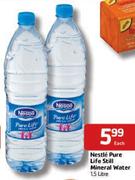 Nestle Pure Life Still Mineral Water-1.5L Each
