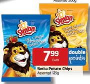 Simba Potato Chips 125Gm-Each