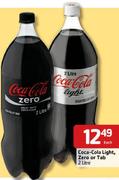 Coca-Cola Light, Zero Or Tab 2L-Each