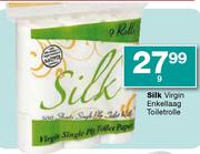 Silk Virgin Enkellaag Toiletrolle-9's