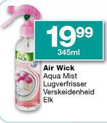 Air Wick Aqua Mist Lugverfrisser Verskeidenheid-345ml-Each