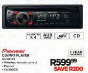 Pioneer CD/MP3 Player-DEH155MP3