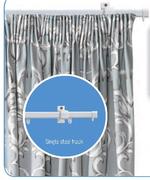 Steel Curtain Track Single Rod-2.5m