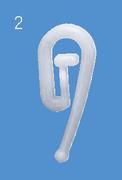 Curtain Accessories Plastic Curtain Hooks x 50
