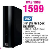 WD 3.5" 3TB My Book Essential-Each