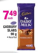 Cadbury Slabs Assorted-90g Each