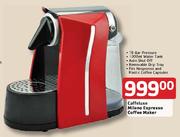 Caffeluxe Milano Espresso Coffee Maker
