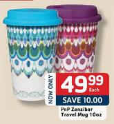 PnP Zanzibar Travel Mug 10oz-Each