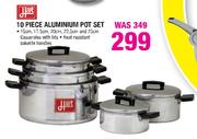 Hart 10 Piece Aluminium Pot Set