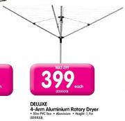 Deluxe 4-Arm Aluminium Rotary Dryer-Each