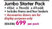 Elfa Jumbo Starter Pack-Per Pack