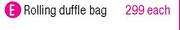 Millenium Rolling Duffle Bag Each