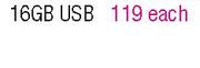 Verbatim 16GB USB Each
