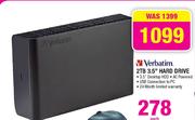 Verbatim 2TB 3.5" Hard Drive