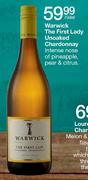 Warwick The First Lady Unoaked Chardonnay-750ml