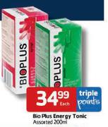 Bio Plus Energy Tonic Assorted-200ml Each