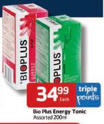 Bio Plus Energy Tonic Assorted - 200ml Each