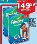 Pampers  Active Baby Jumbo Pack-Per Pack