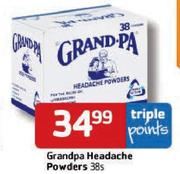 Grandpa  Headache Powders-38 Per Pack