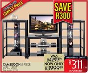 Cameroon 3 Piece Wall Unit