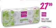 Simple choice 1 Ply Toilet Tissue -10's
