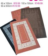 Bordered Rugs-65x100cm Each