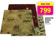 Assorted Woven Rugs-2mx3m Each