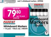 Parrot Products Whiteboard Markers-Per 10 Pack