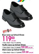 Genius Mens Lace-Up School Shoes-Per Pair