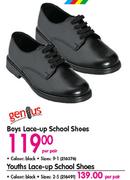 Genius Youths Lace-Up School Shoes-Per Pair