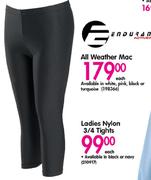 Ladies Nylon 3/4 Tights-Each
