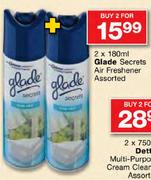 Glade Secrets Air Freshener-2 x 180ml