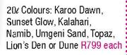 Plascon Colours-20Ltr Each