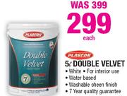 Plascon Double Velvet-5Ltr Each