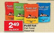 Puddi-Kat Cat Food-85gm Each