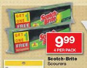 Scotch-Brite Scourers-4 Per Pack