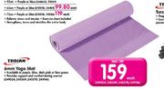 Trojan 6mm Yoga Mat-Each 