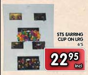 STS Earring Clip On LRG-6 Per Pack