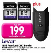 Lexar 16GB Premium SDHC Bundle-Per Bundle