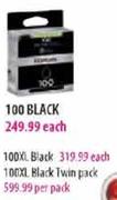 Lexmark 100XL Black Twin Pack