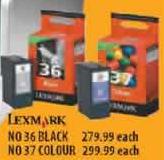 Lexmark No 36 Black Each