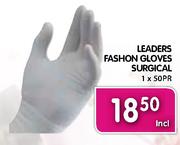 Leaders Fashon Gloves Surgical-1x50PR