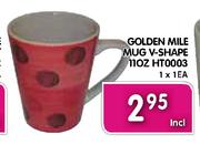 Golden Mile Mug V-Shape 110Z HT0003-1x1EA