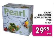 Ikhaya Houseware Bowl Set Pearl 7pcs-1x1EA