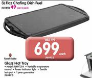 Russell Hobbs Glass Hot Tray (RHHT204)-Each