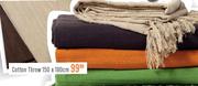 Cotton Throw-150x180cm
