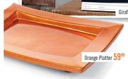 Orange Platter