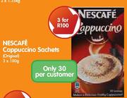 Nescafe Cappuccino Sachets Original-3X180g